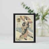 Briefkaart voor oude Japanse kunst (Staand voorkant)