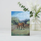 briefkaart voor "Paardenpasta" (Staand voorkant)