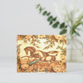 Briefkaart voor paardenpest 2 (Staand voorkant)