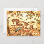 Briefkaart voor paardenpest 2 (Voorkant / Achterkant)