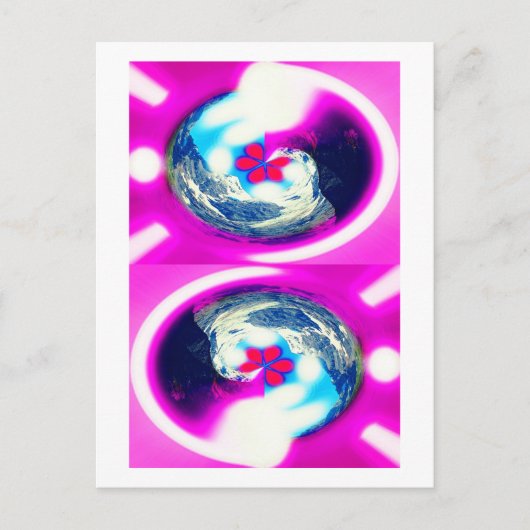 Briefkaart voor parallelle werelden (Voorkant)