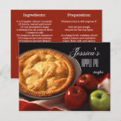 Briefkaart voor persoonlijk gebruik bij Apple Pie (Voorkant / Achterkant)