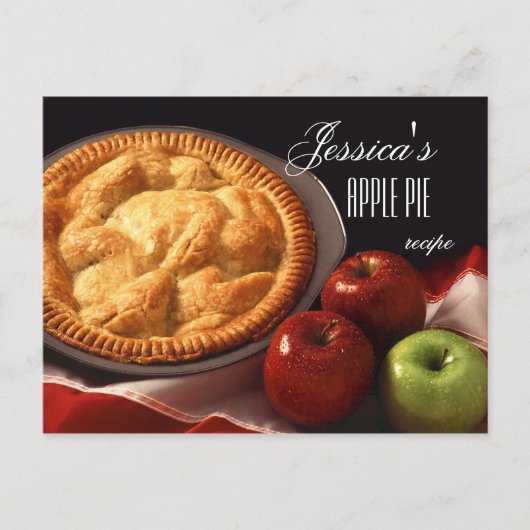 Briefkaart voor persoonlijk gebruik bij Apple Pie (Voorkant)