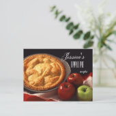 Briefkaart voor persoonlijk gebruik bij Apple Pie (Staand voorkant)