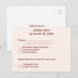 Briefkaart voor persoonlijke weddenschappen en roo