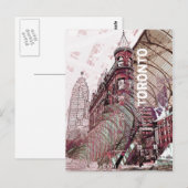 Briefkaart voor platte ijzerbouw (Voorkant / Achterkant)