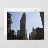 briefkaart voor platte ijzerbouw (Voorkant / Achterkant)