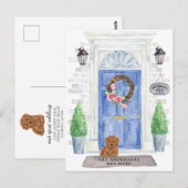 Briefkaart voor porseleinverplaatsing (Voorkant / Achterkant)