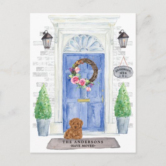 Briefkaart voor porseleinverplaatsing (Voorkant)