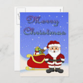 Briefkaart voor pretkerst (Voorkant / Achterkant)