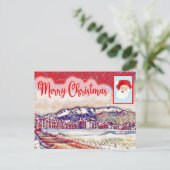 Briefkaart voor prettige kerstfeestdagen (Staand voorkant)