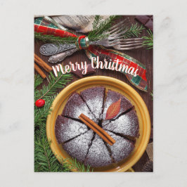 Briefkaart voor prettige kerstfeestdagen met X-mas