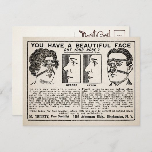 Briefkaart voor reclame (Voorkant / Achterkant)