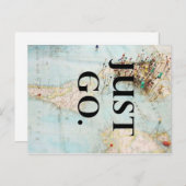 Briefkaart voor reizen (Voorkant / Achterkant)