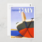 Briefkaart voor reizen in Italië (Voorkant / Achterkant)