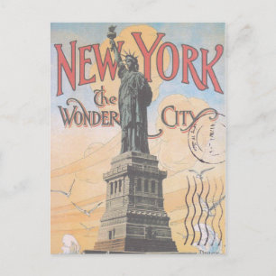  Briefkaart voor reizen in New York