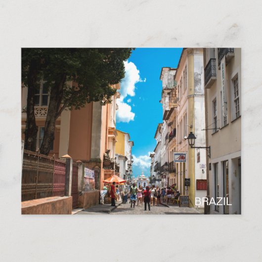 Briefkaart voor reizen vanuit Brazilië (Voorkant)