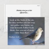 Briefkaart voor religieuze aanmoediging (Voorkant / Achterkant)