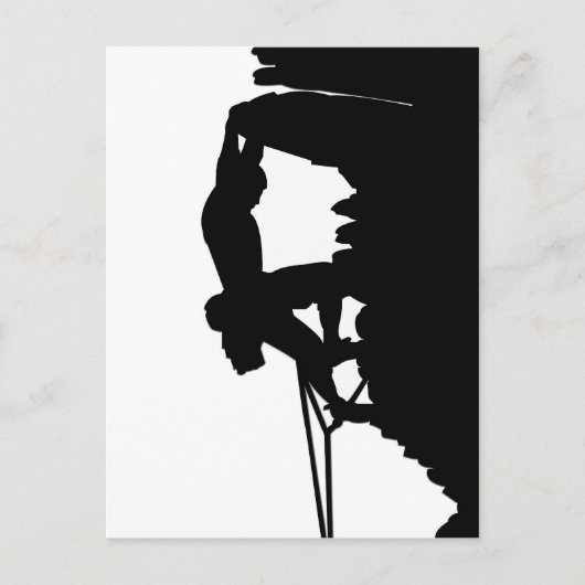 Briefkaart voor rotsklimmen (Voorkant)