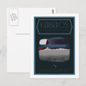 Briefkaart voor ruimtevaart - Kerberos (Voorkant / Achterkant)
