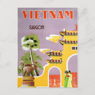  Briefkaart voor Saigon Travel