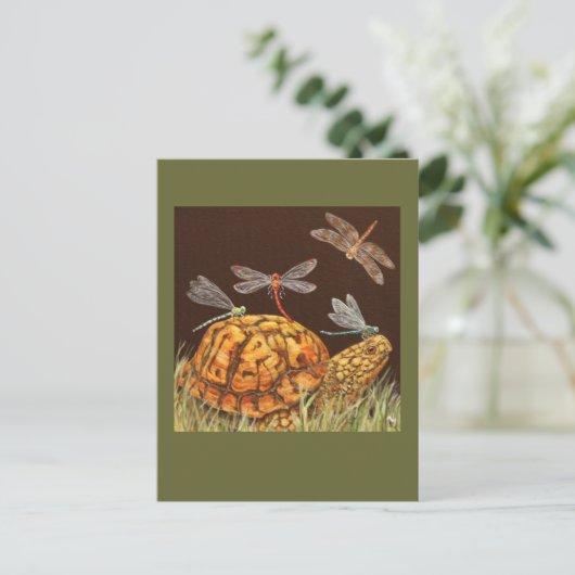 briefkaart voor schoolbus (Staand voorkant)