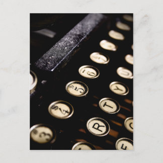 Briefkaart voor schrijfmachines