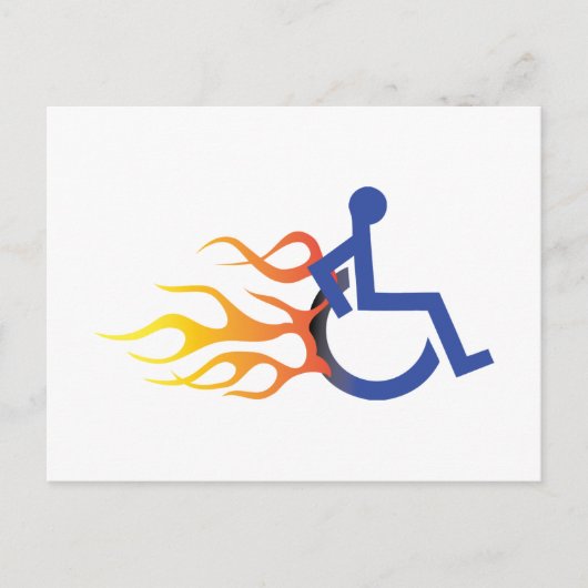 Briefkaart voor snelle stoel (Voorkant)