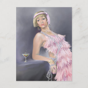 Briefkaart voor Springtime Flapper