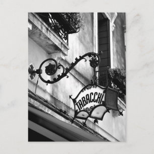 Briefkaart voor tabaci-gebarenteken