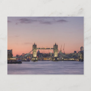 Briefkaart voor towerbrug