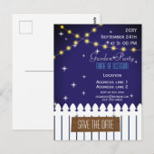 Briefkaart voor tuinfeestjes (Voorkant / Achterkant)