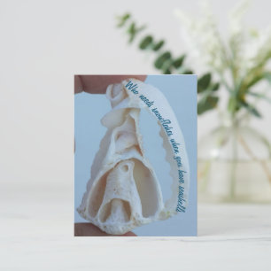 Briefkaart voor vakantie van Seashell