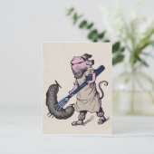  Briefkaart voor varkens en worst (Staand voorkant)