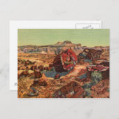  Briefkaart voor versteend bos (Voorkant / Achterkant)