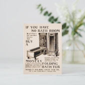 Briefkaart voor  vouwbonreclame (Staand voorkant)