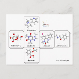 Briefkaart voor vouwen