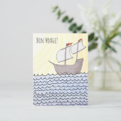 Briefkaart voor zeilschepen (Staand voorkant)