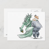 Briefkaart voor zelfverdediging (Voorkant / Achterkant)