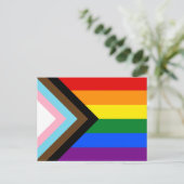 Briefkaart Voortgangsvlag (Staand voorkant)