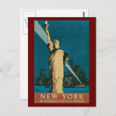 Briefkaart- Vrijheidsbeeld Briefkaart (Voorkant / Achterkant)