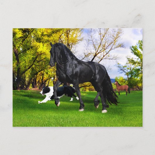 briefkaart "Vroege lente" (Voorkant)