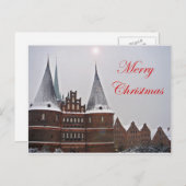 Briefkaart - Vrolijk kerstfeest (Voorkant / Achterkant)