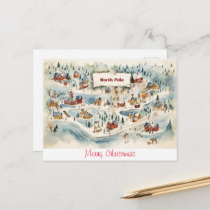  briefkaart Vrolijk kerstfeest