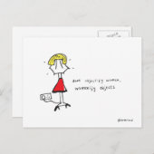 briefkaart vrouwen (Voorkant / Achterkant)