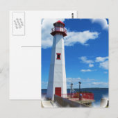 Briefkaart vuurtoren (Voorkant / Achterkant)