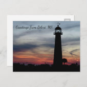 Briefkaart vuurtoren (Voorkant / Achterkant)