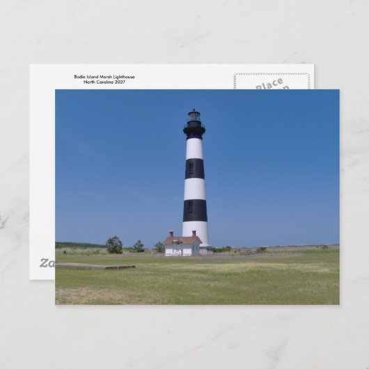 Briefkaart vuurtoren (Voorkant / Achterkant)