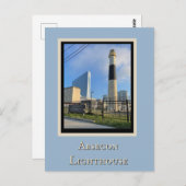 Briefkaart vuurtoren van Absecon (Voorkant / Achterkant)