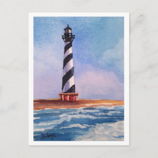 Briefkaart vuurtoren van Cape Hatteras